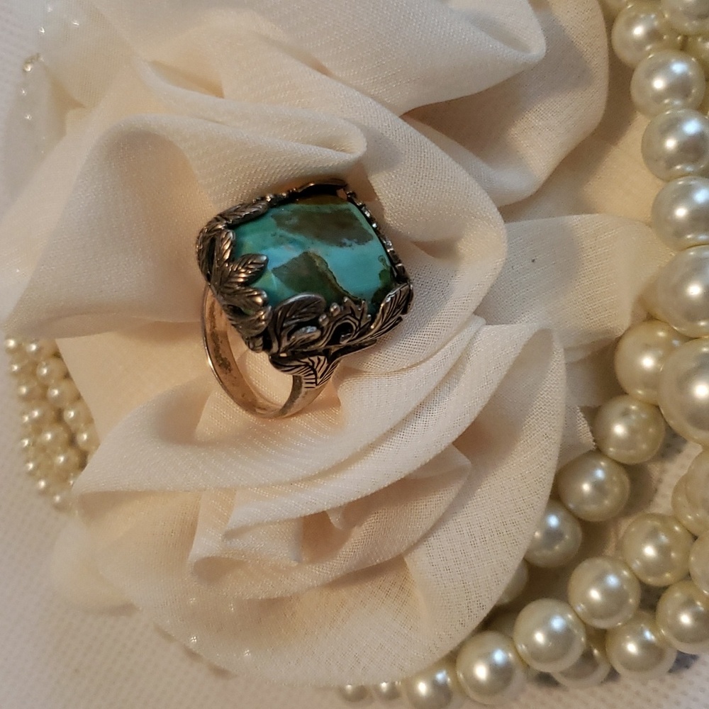 💙 925 STERLING SILVER TURQUOISE RING